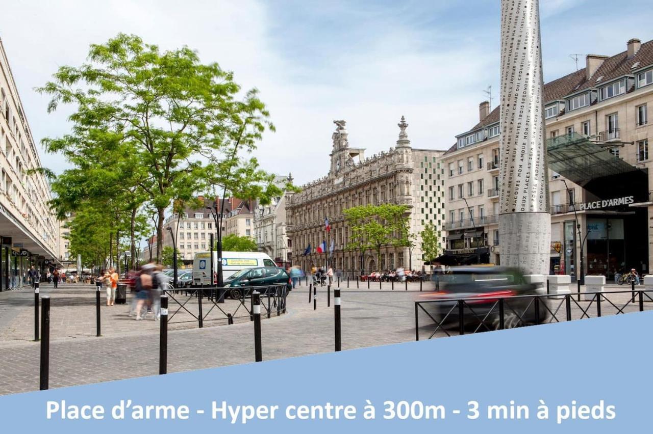 Design Appart - Hyper Centre - Tram - Free Wifi - Lerelaisdodile21 Валансьен Экстерьер фото